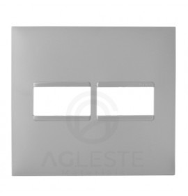 Placa P/2 Modulos 4x4 - Pial Plus + Cinza 